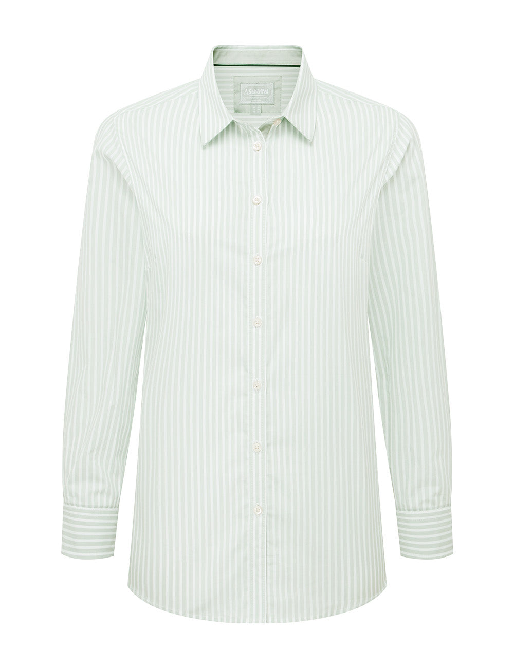 Schoffel Holme Striped Shirt - Aqua Sage
