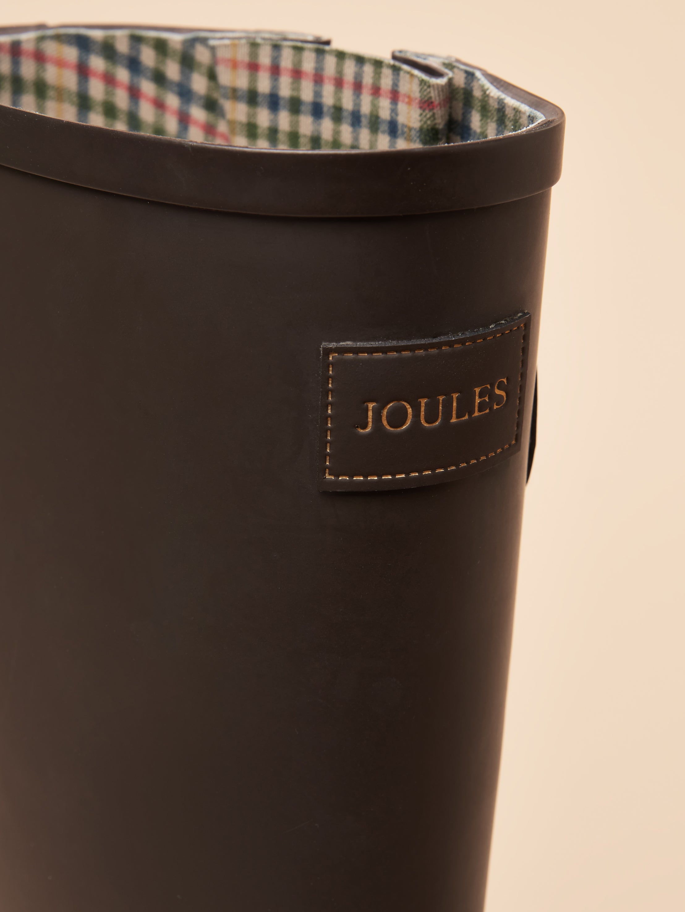 Joules Houghton Adjustable Tall Wellie Boots Chocolate Brown