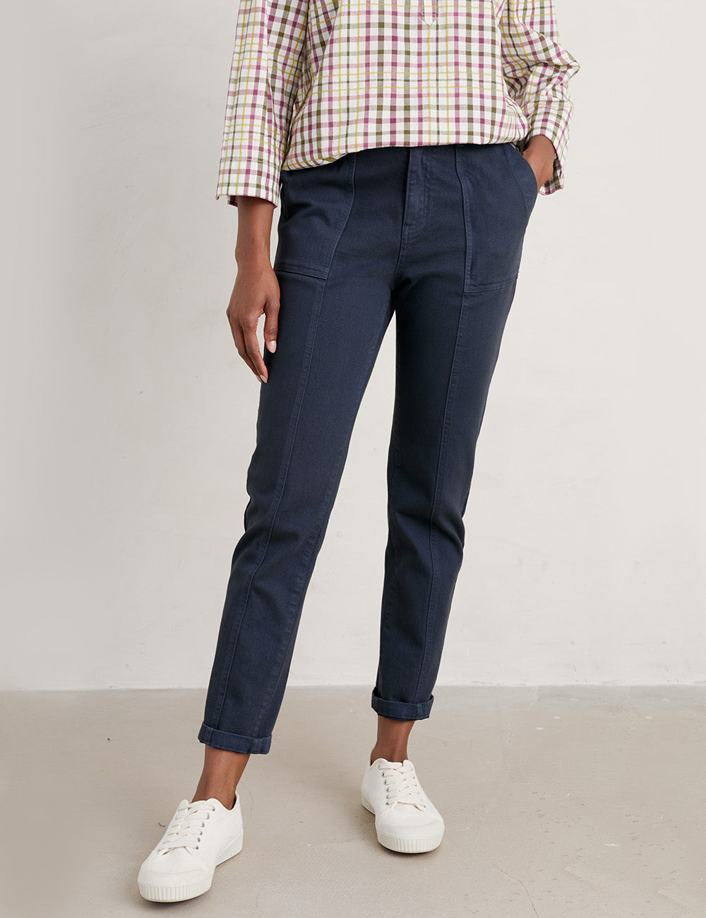 Cropped Trousers - Cropped Linen Trousers - Seasalt Cornwall