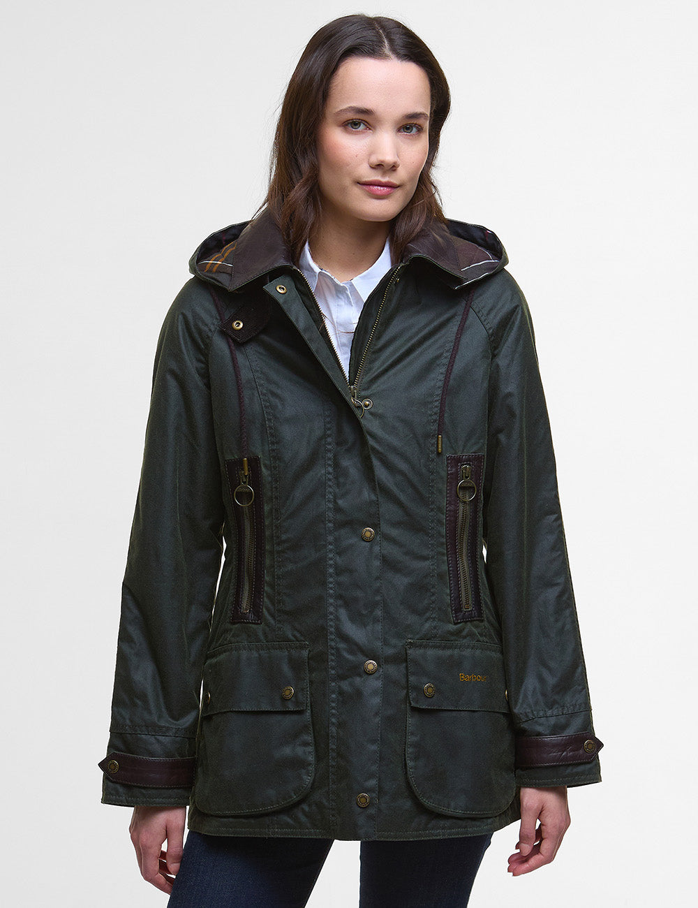 Barbour Ivy Wax Jacket - Fern