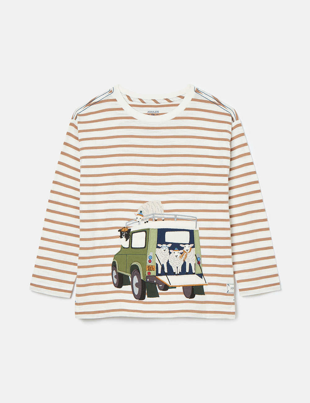 Joules Jack T-Shirt - Cream Stripe