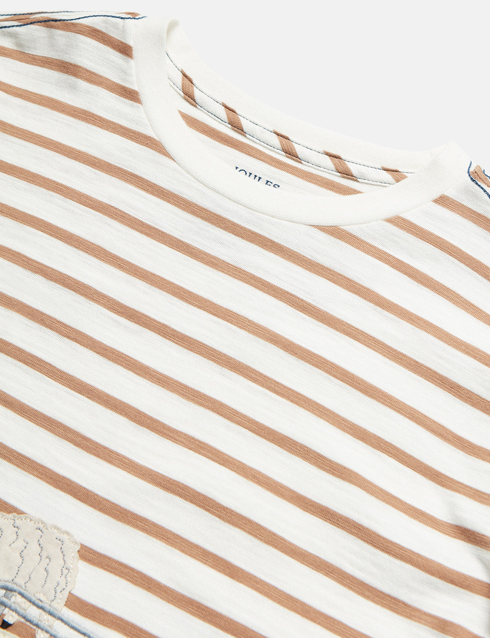 Joules Jack T-Shirt - Cream Stripe