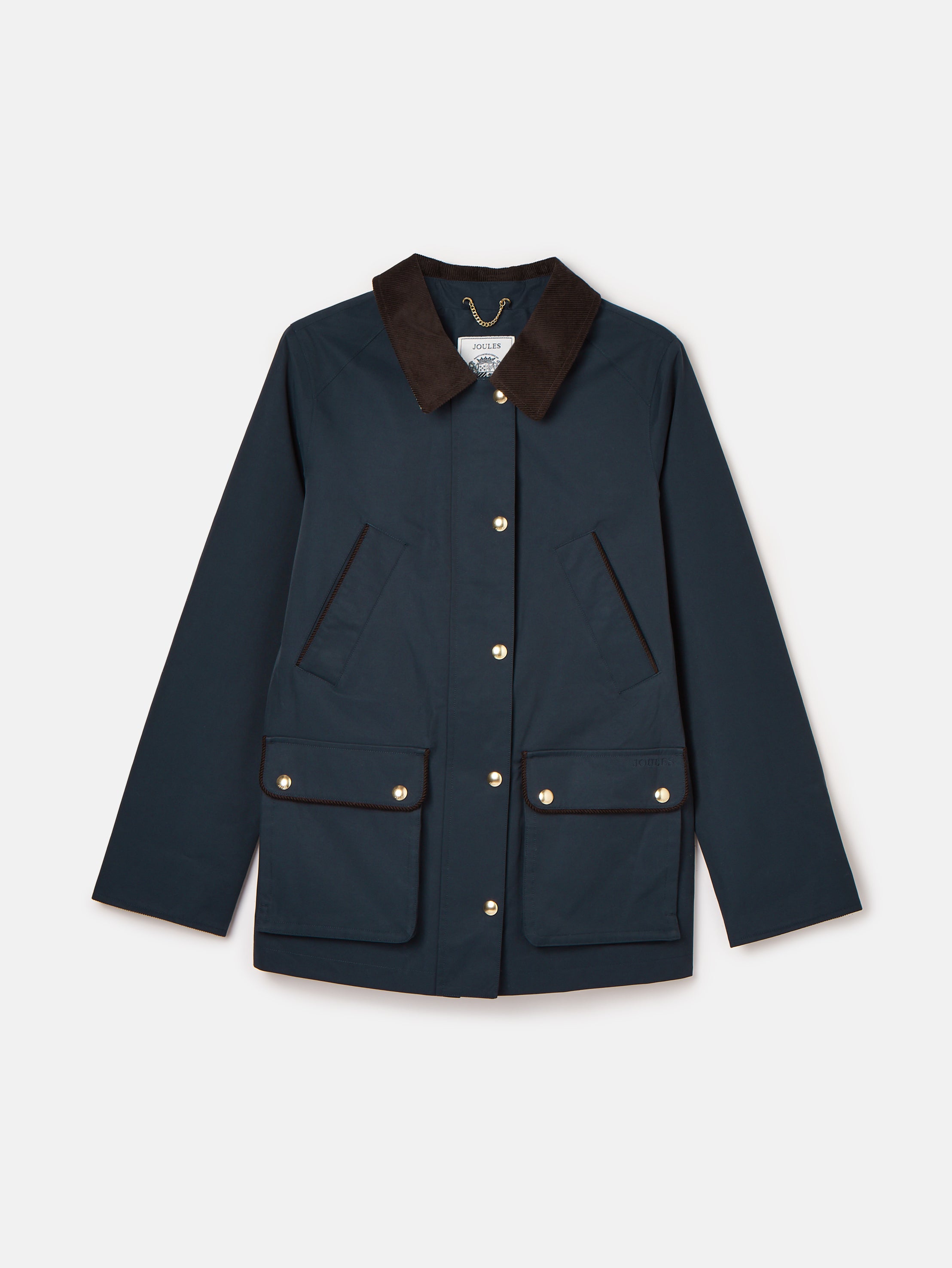 Joules Katherine Waterproof Heritage Coat Navy Blue