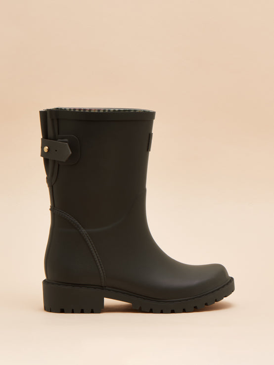 Joules Wistow Adjustable Mid Calf Wellies Brown