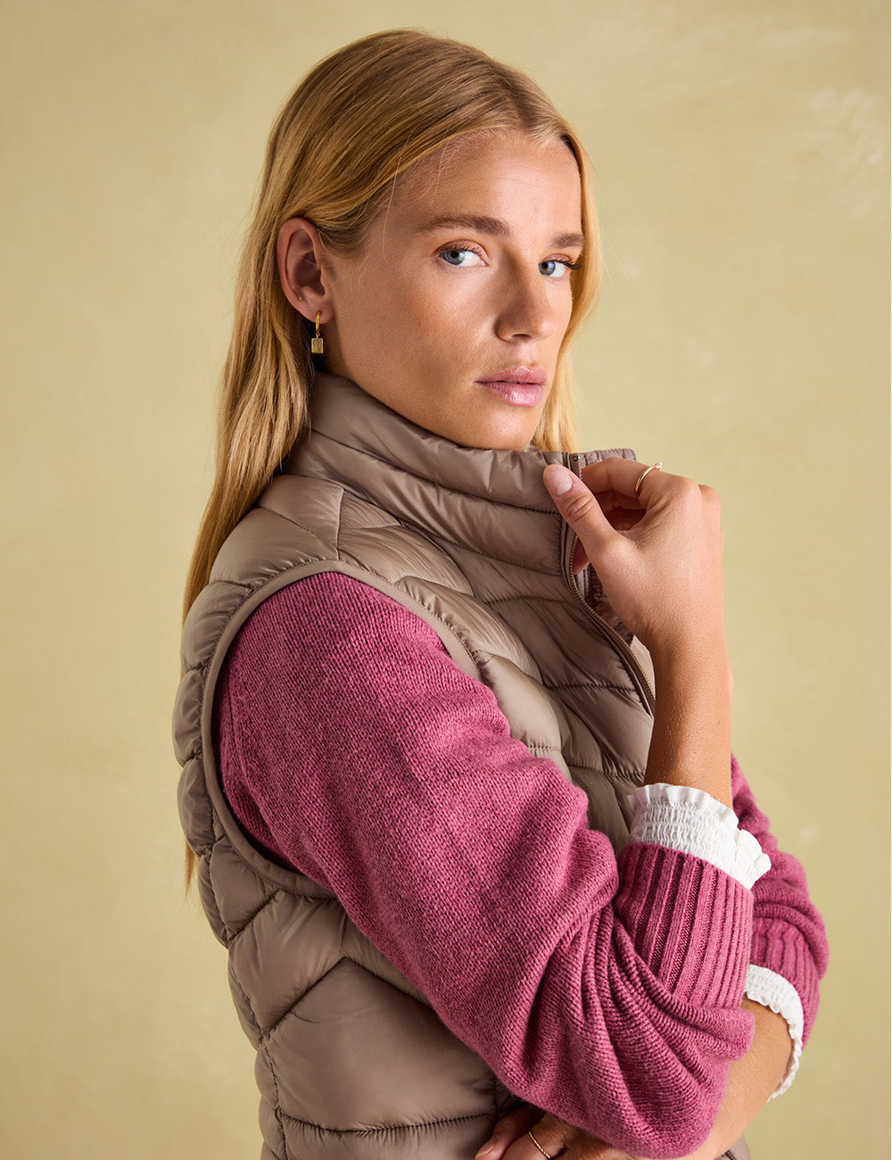 Joules Kenley Gilet - Pearl Grey