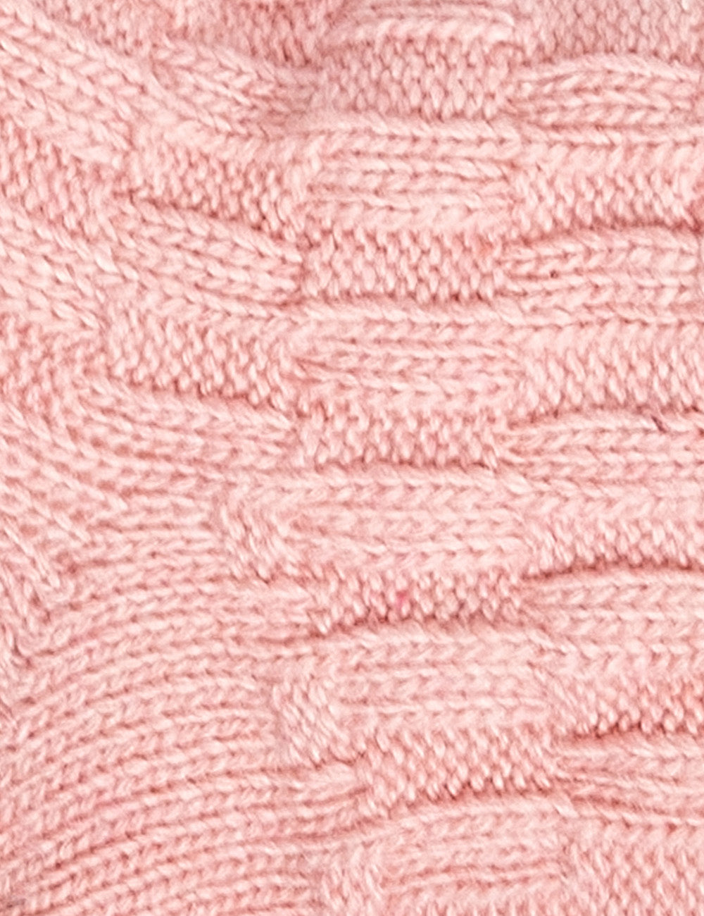 Barbour Cable Knit Lounge Socks - Dusty Pink