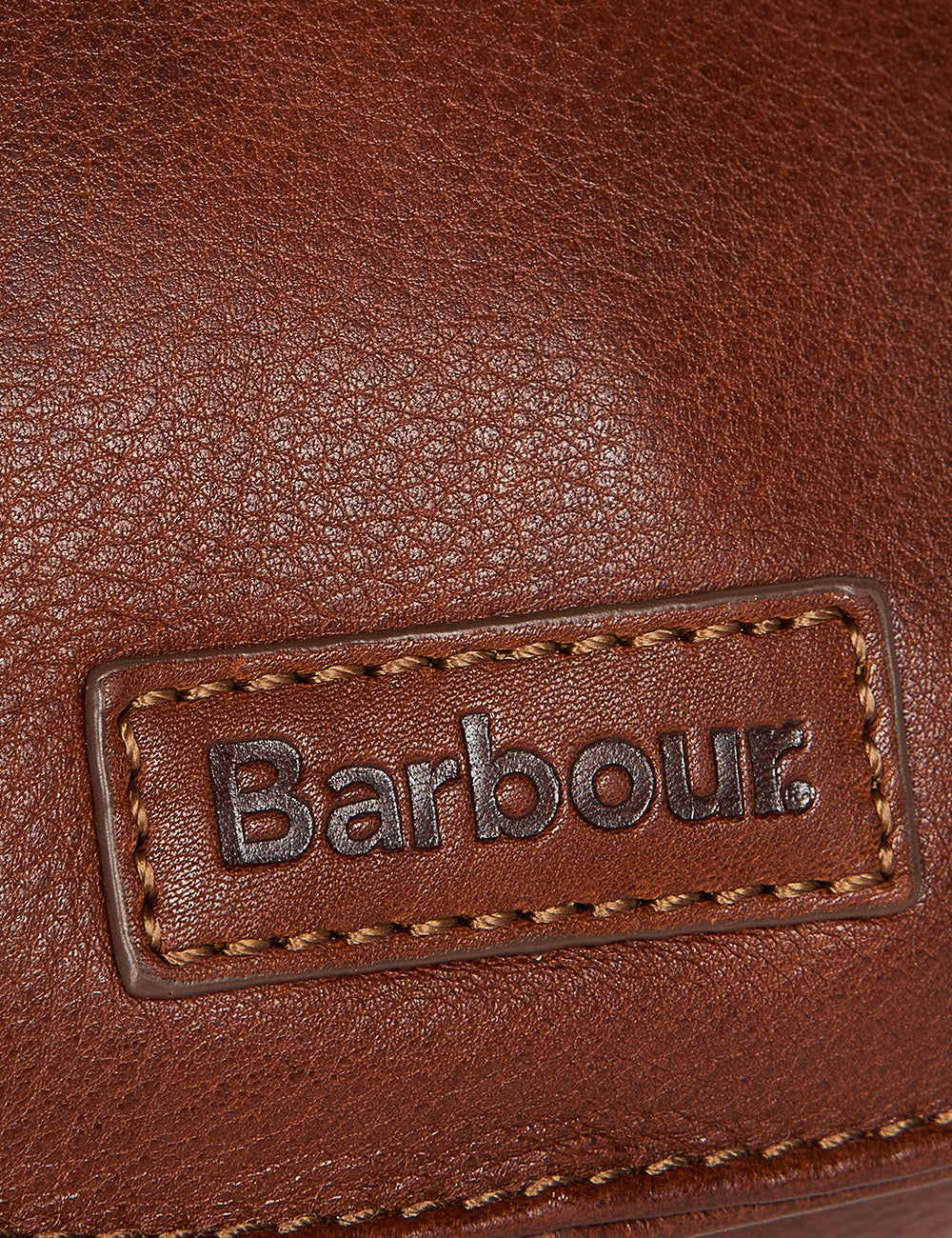 Barbour Laire Leather Saddle Bag - Brown