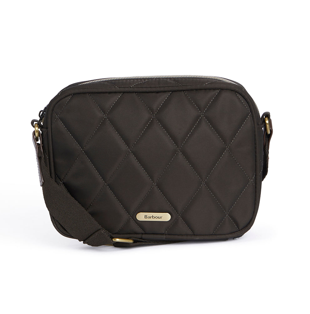 Barbour Quilted Crossbody Bag Olive