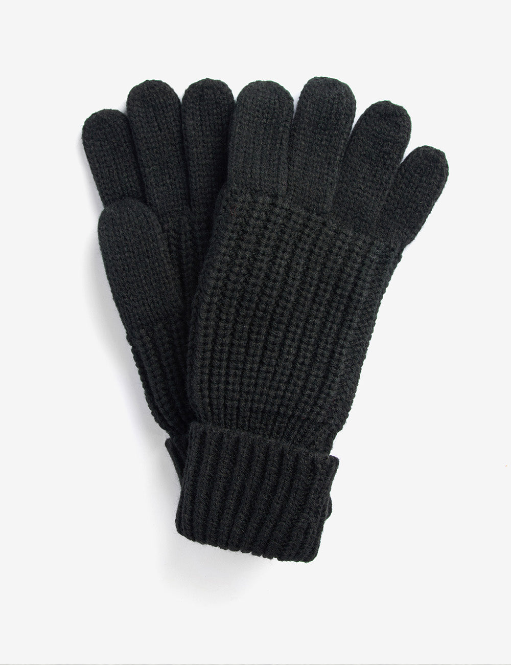 Barbour Saltburn Knitted Glove - Black