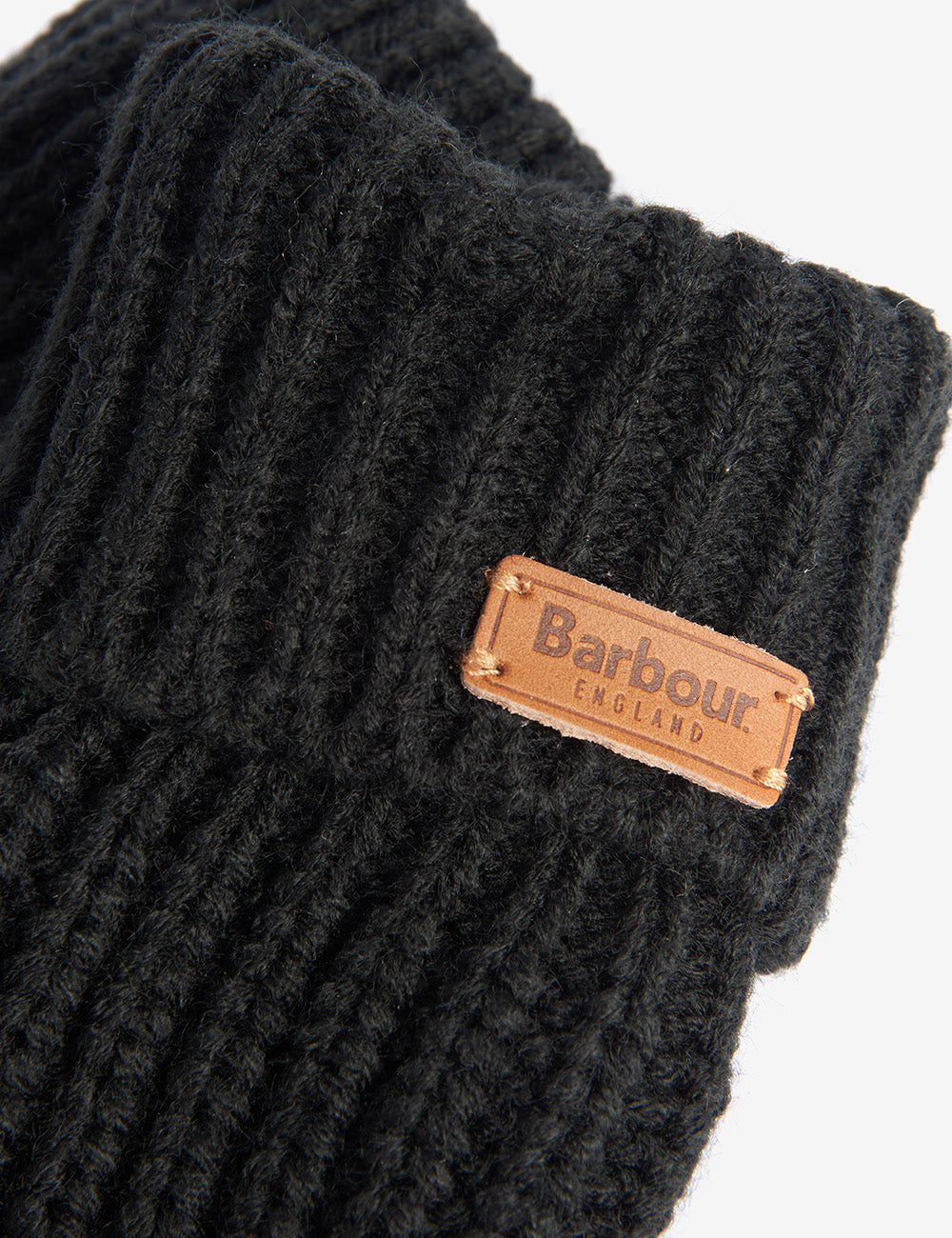 Barbour Saltburn Knitted Glove - Black