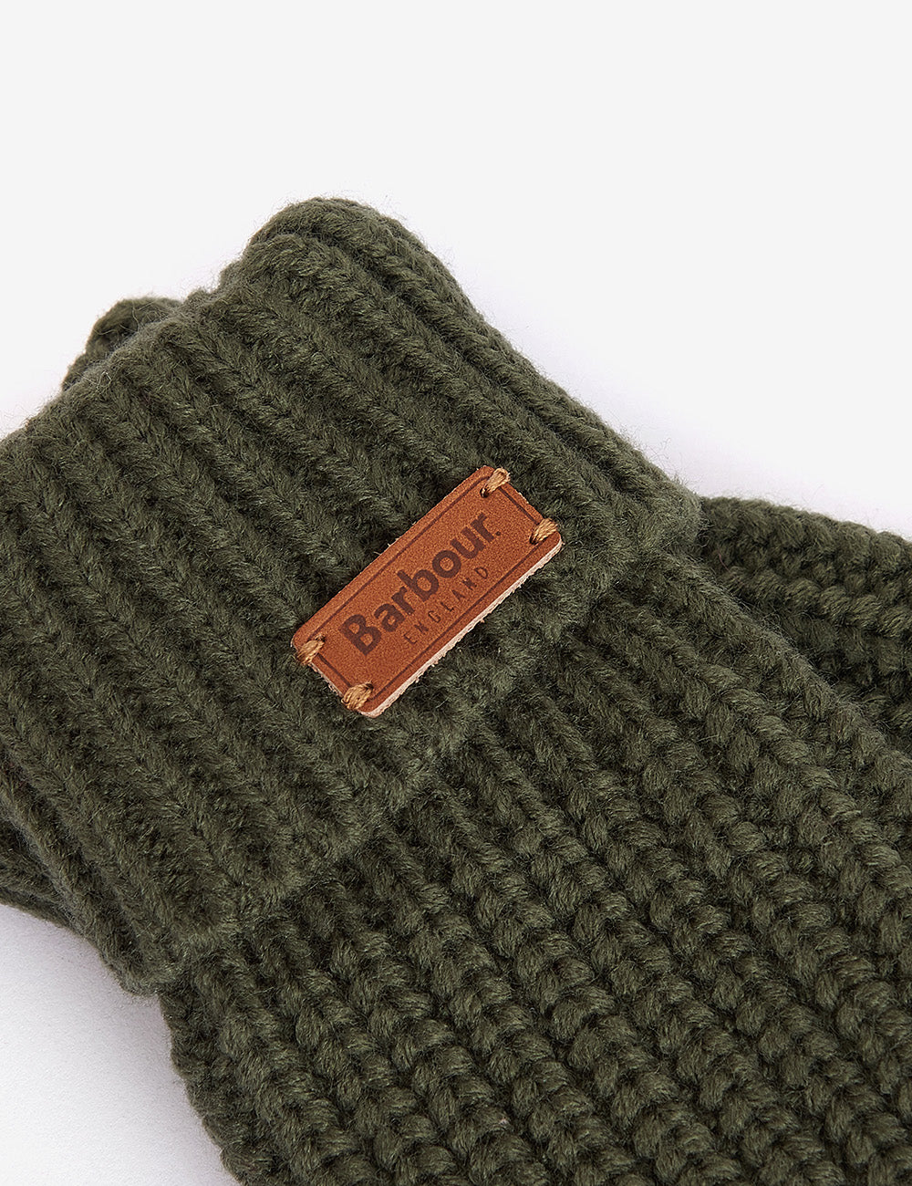 Barbour Saltburn Knitted Glove - Olive