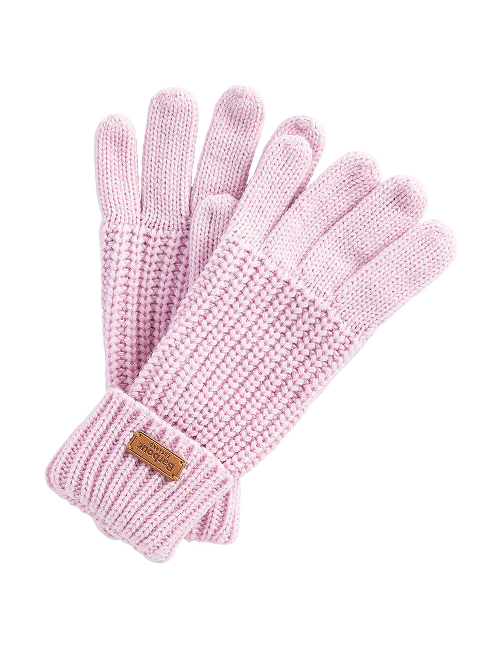 Barbour Saltburn Knitted Glove - Lavender Haze