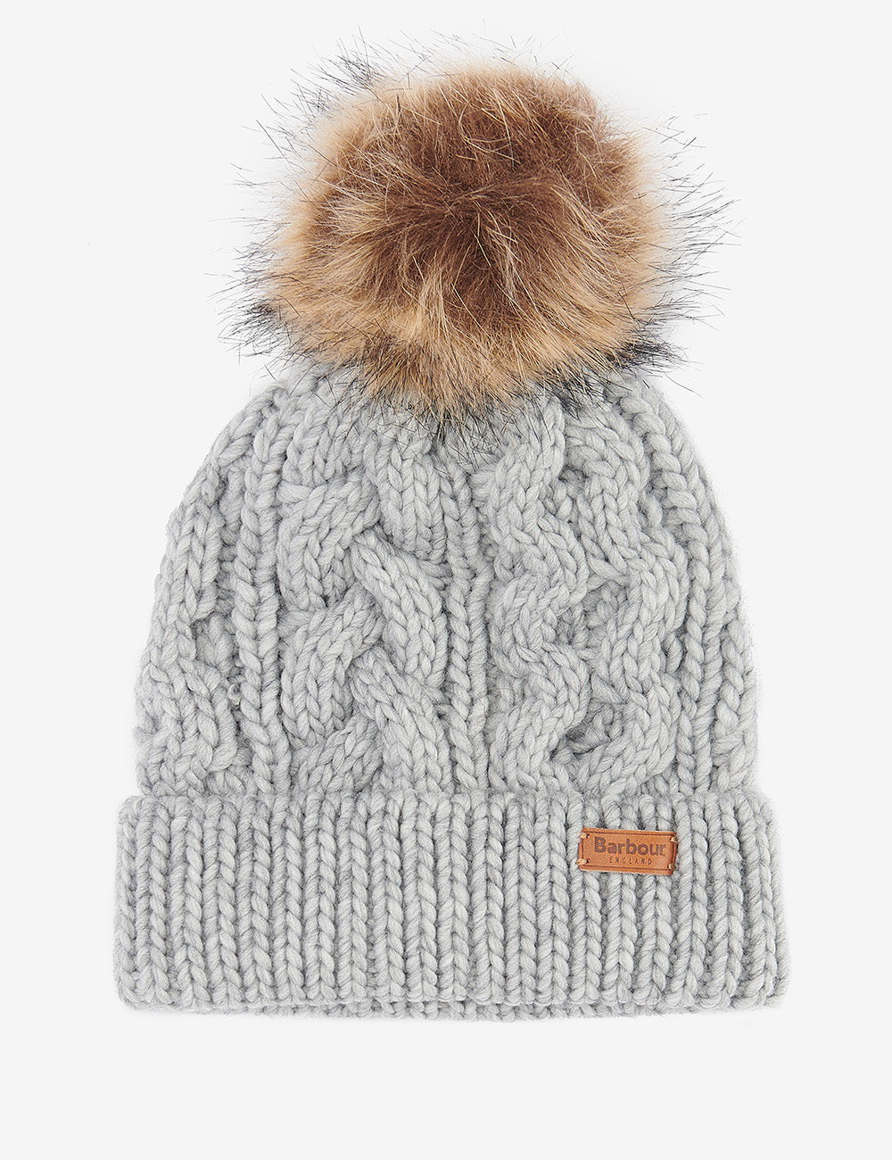 Barbour Penshaw Cable Beanie - Grey