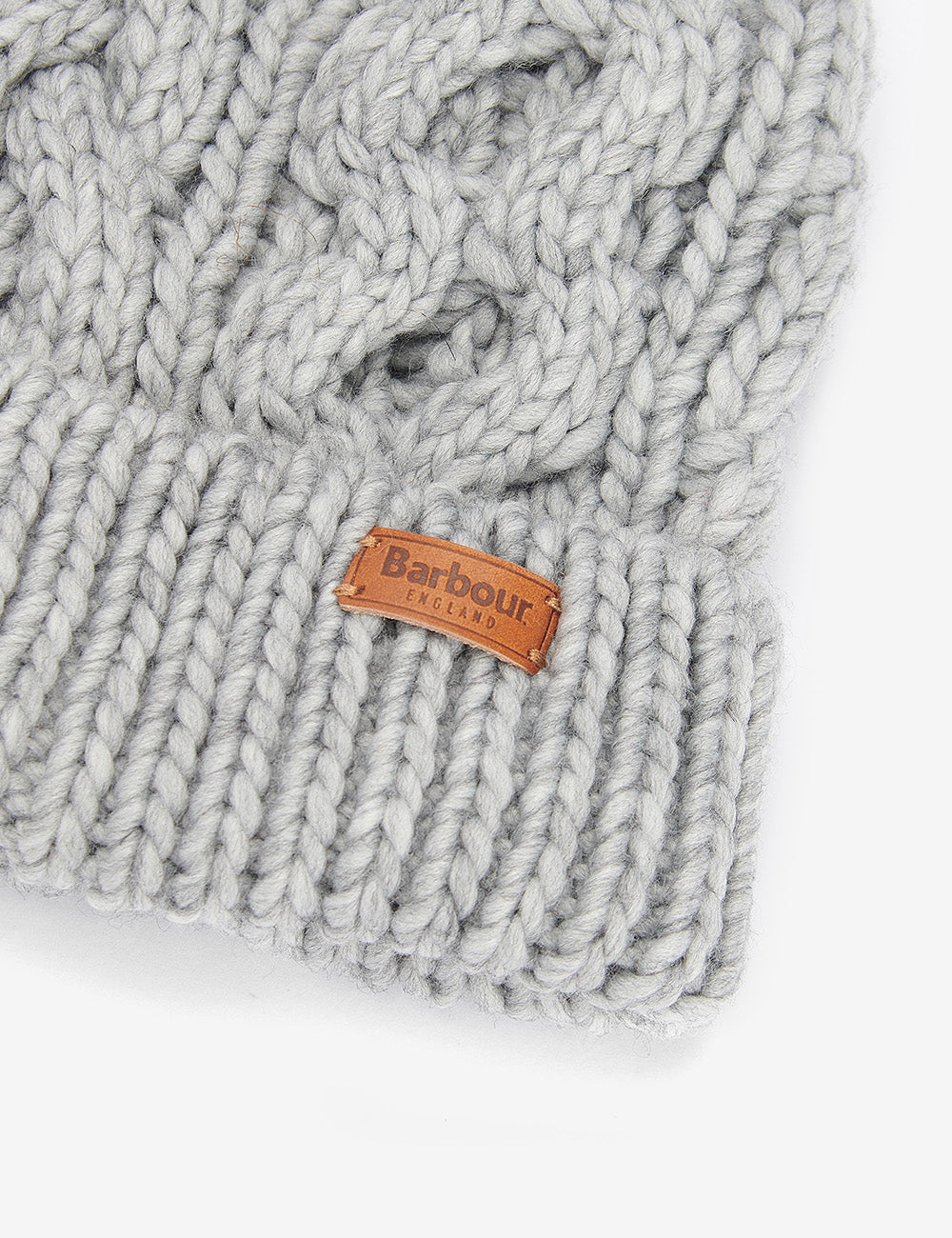 Barbour Penshaw Cable Beanie - Grey