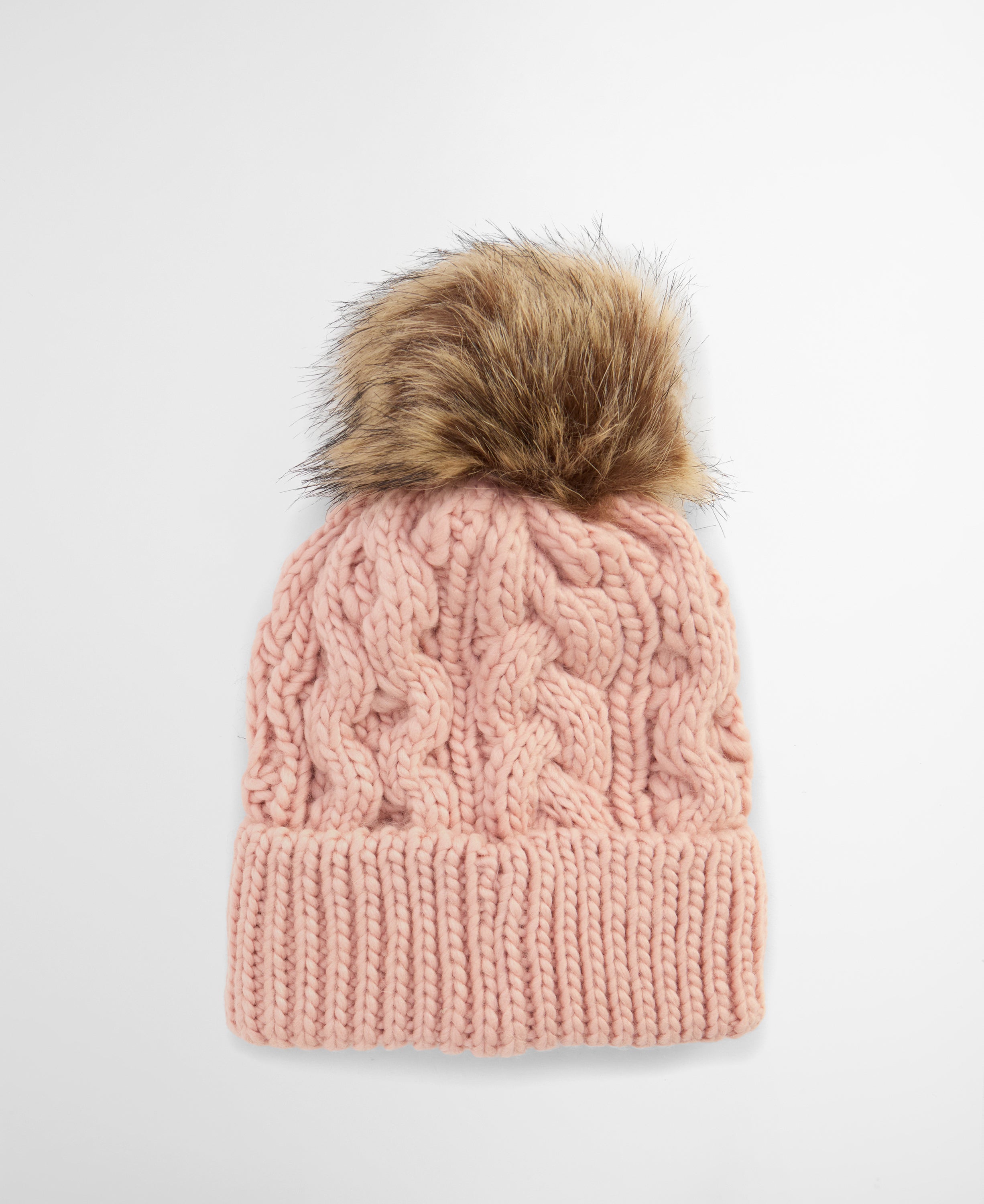 Barbour Penshaw Beanie Hat Blush