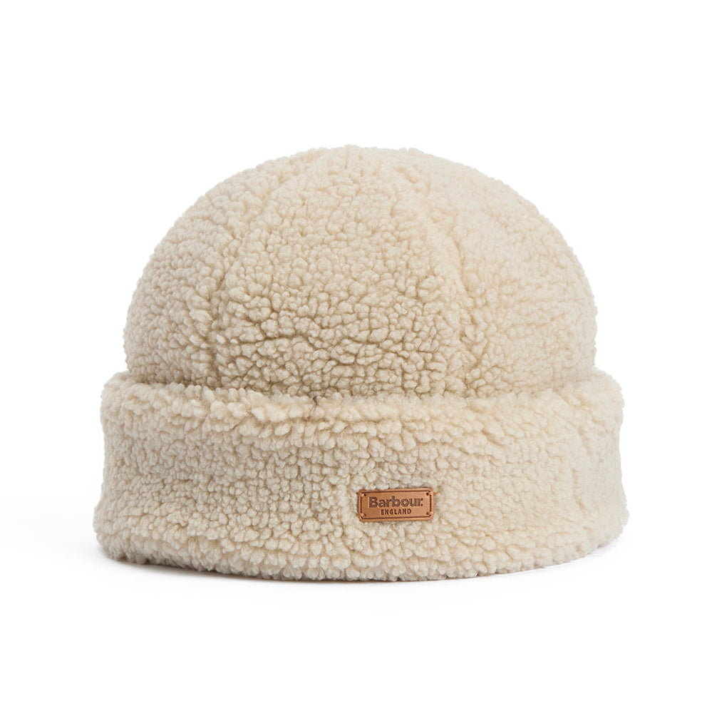 Barbour Cathy Fleece Hat Ecru