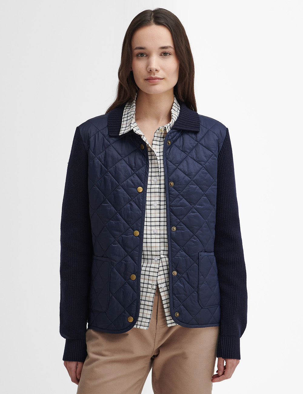 Barbour Moors Cardigan - Navy