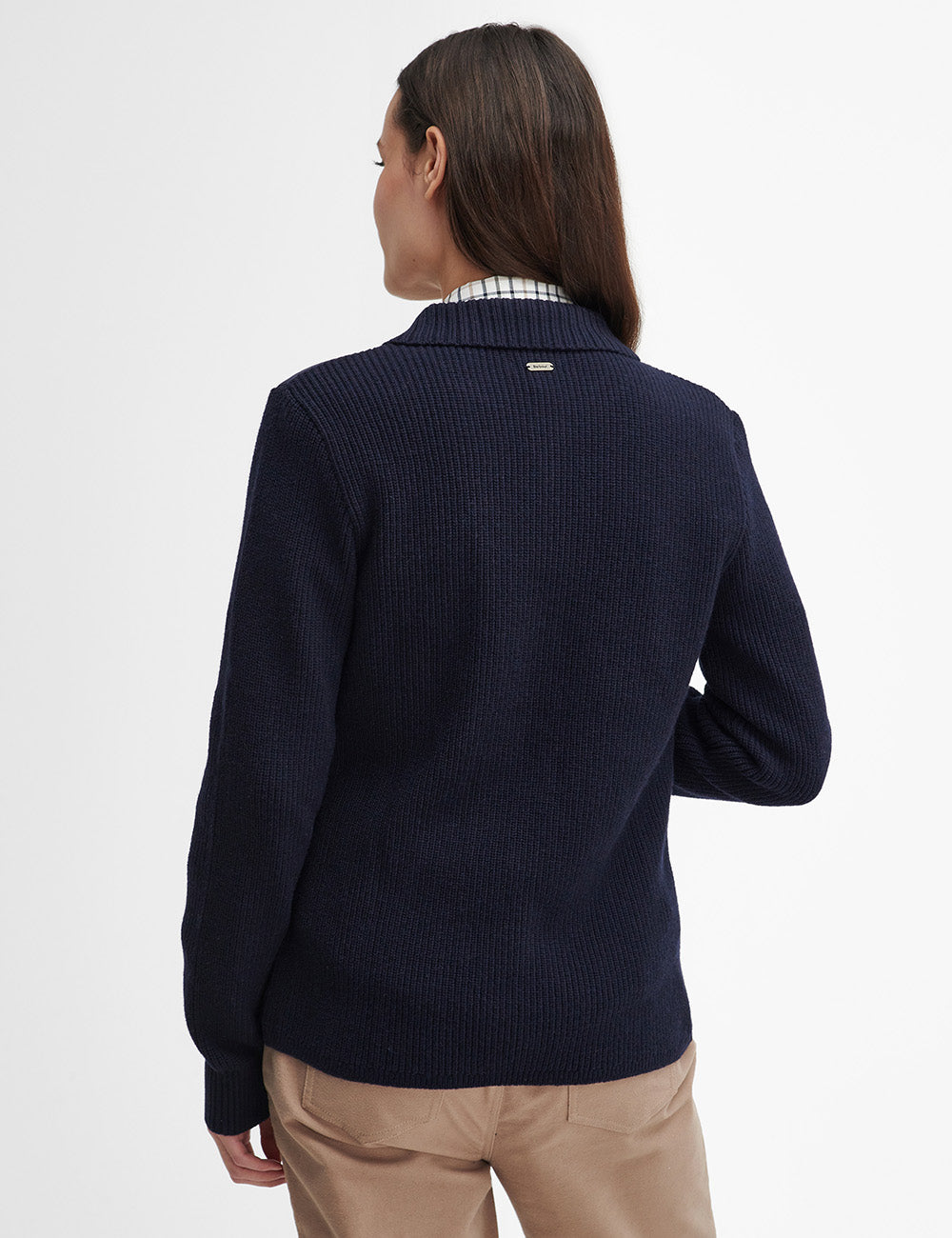 Barbour Moors Cardigan - Navy