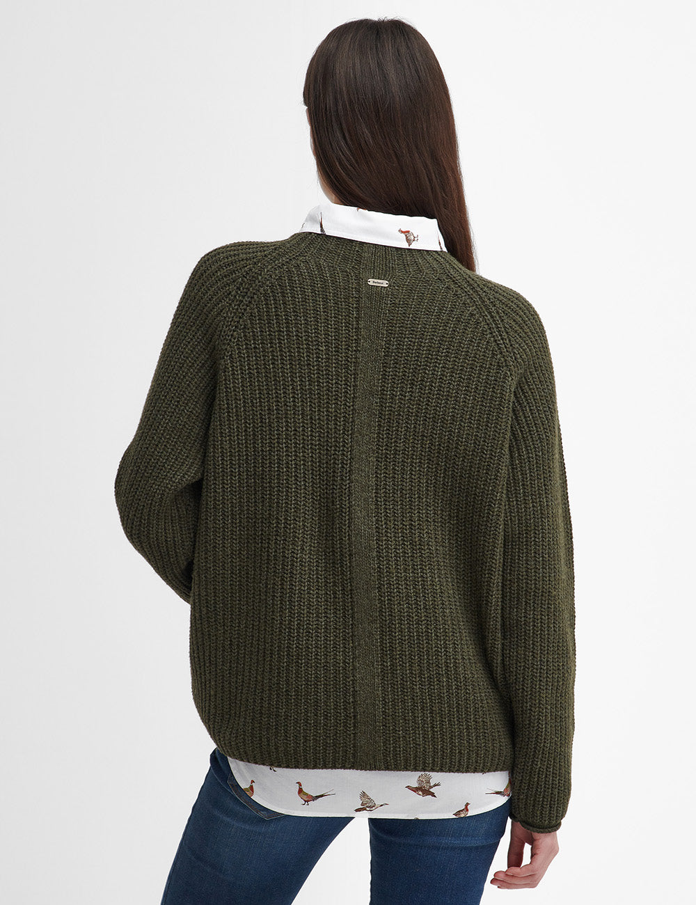 Barbour Willows Knitted Jumper - Olive