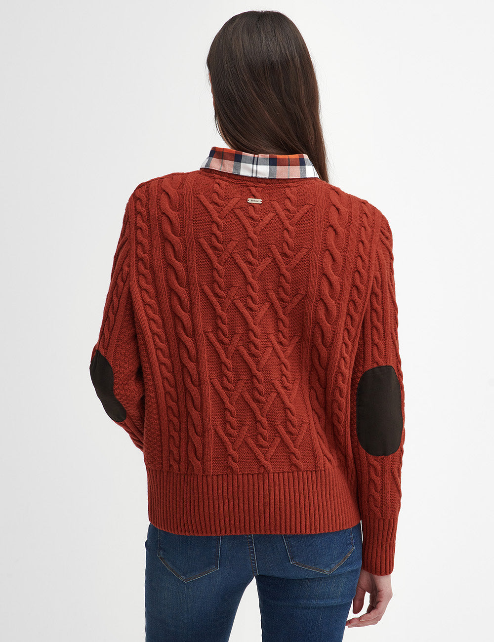 Barbour Solway Knitted Jumper - Spiced Pumpkin