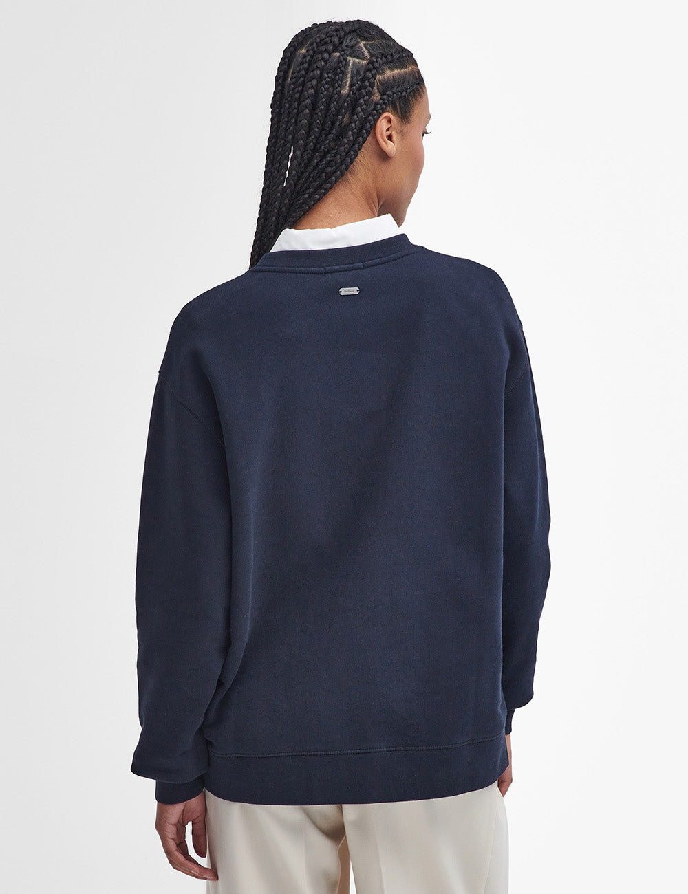 Barbour Northumberland Sweatshirt - Navy/Cloud