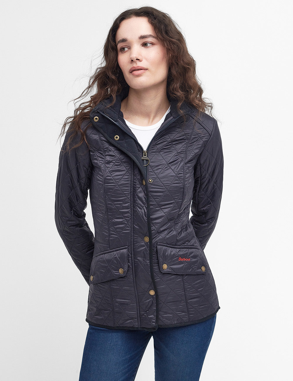 Barbour Cavalry Polarquilt Jacket - Navy