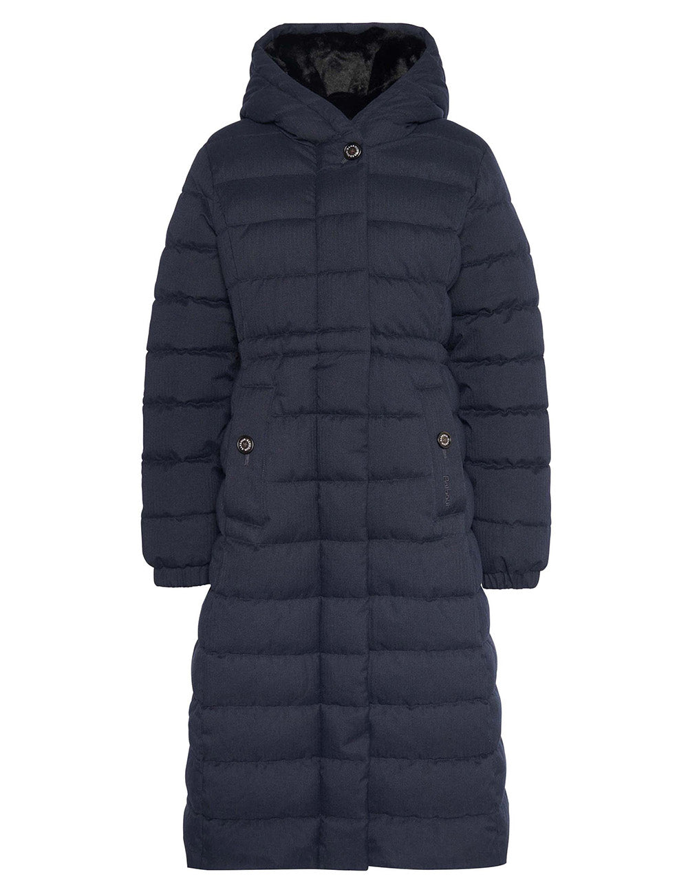 Barbour Clarence Puffer Coat - Dark Navy