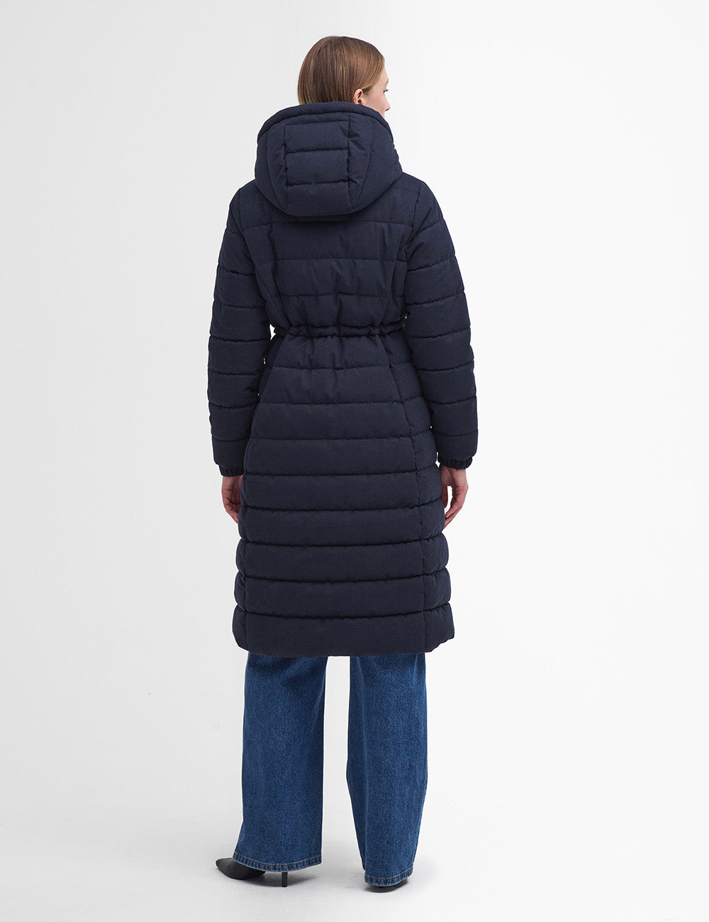 Barbour Clarence Puffer Coat - Dark Navy