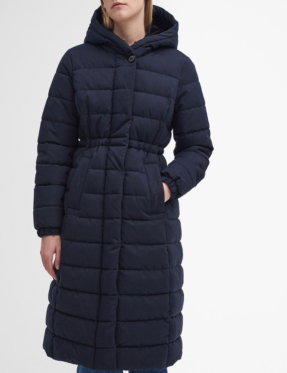 Barbour Clarence Puffer Coat - Dark Navy