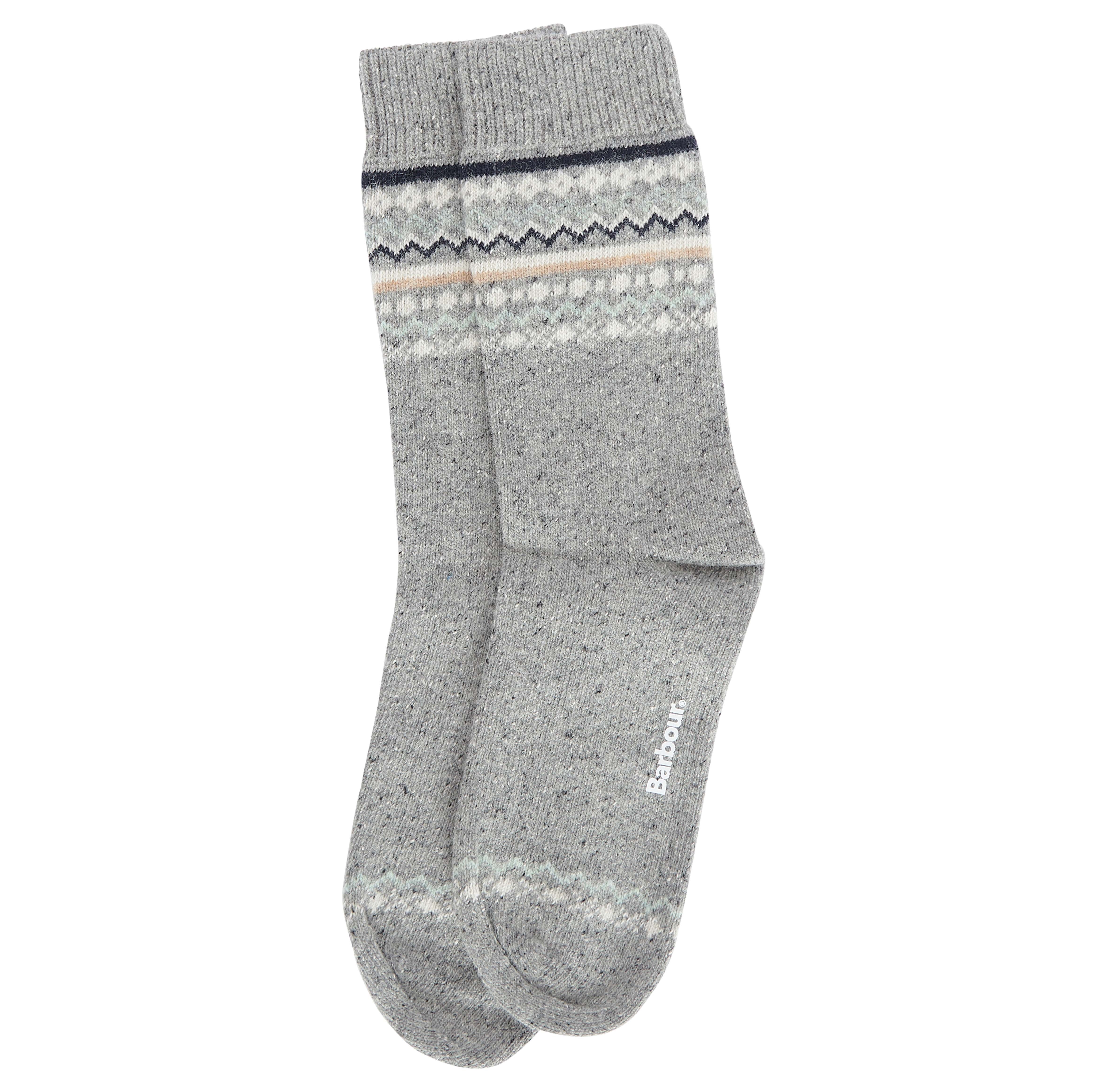 Barbour Anaise Fair Isle Sock Loden