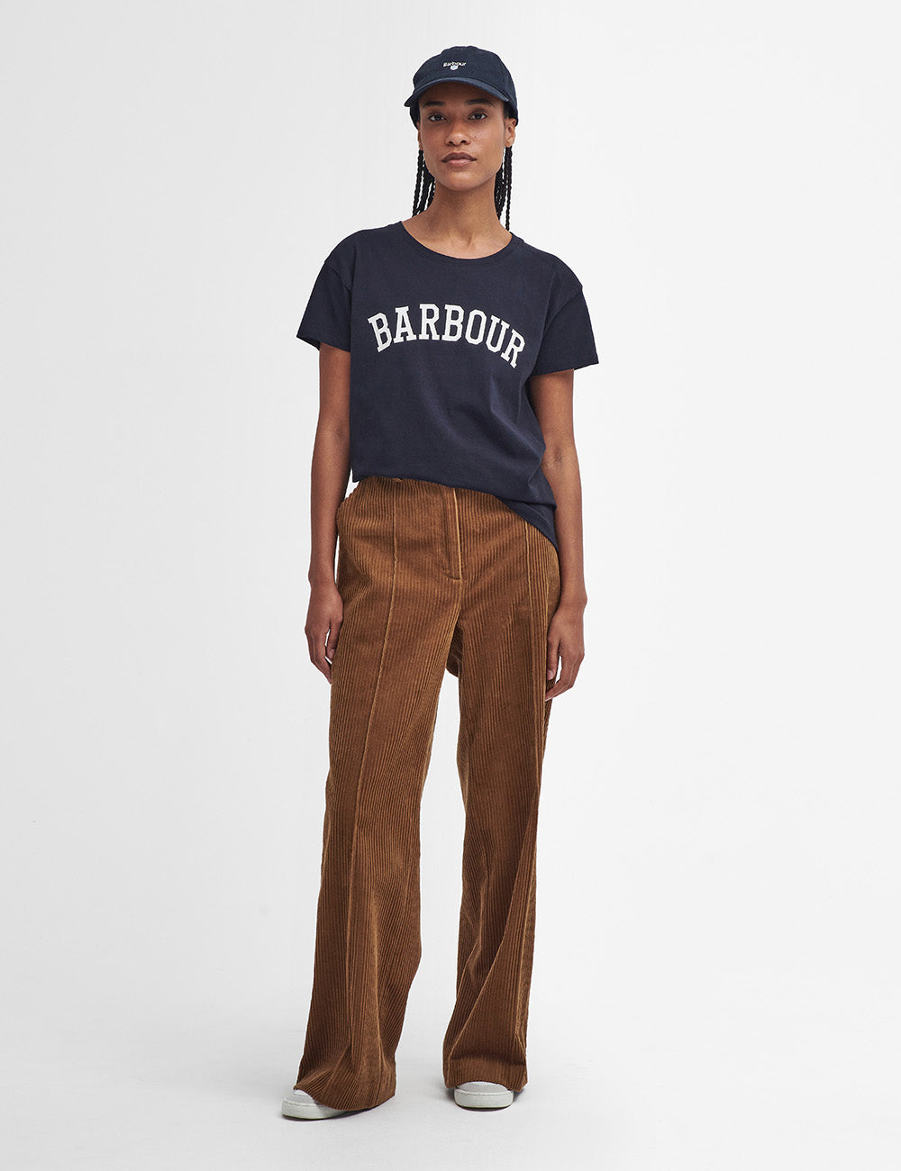 Barbour Northumberland T-Shirt - Navy/White