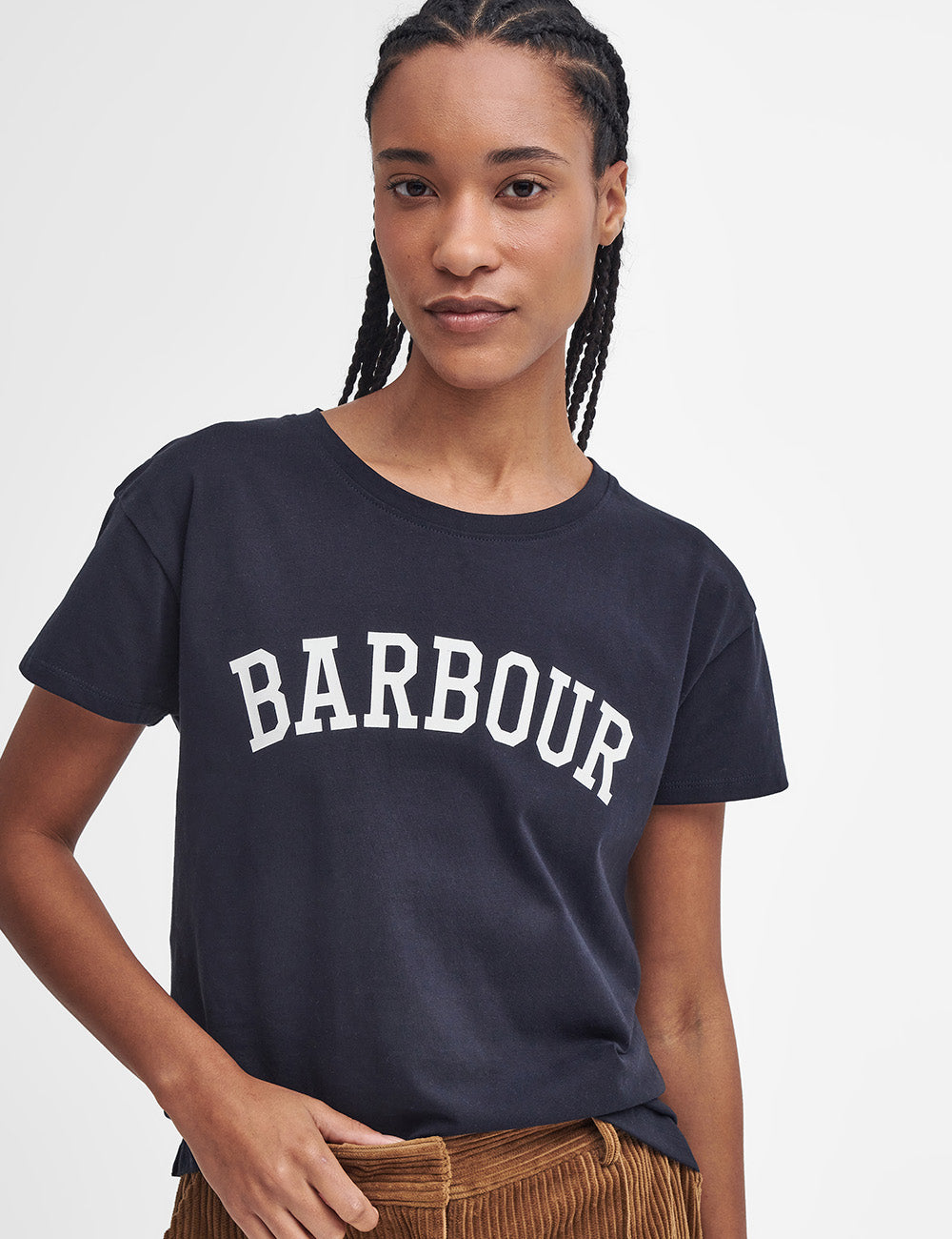 Barbour Northumberland T-Shirt - Navy/White