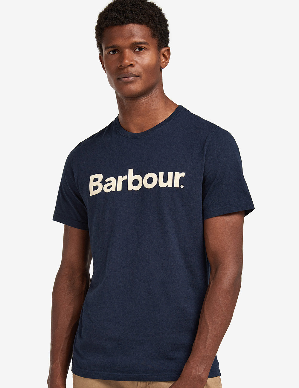 Barbour Logo T-Shirt - New Navy