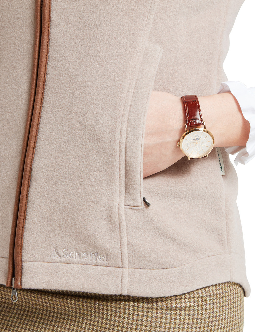 Schoffel Lyndon Fleece Gilet - Mushroom