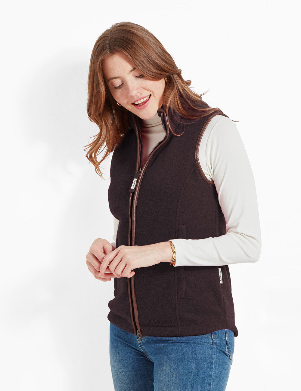 Schoffel Lyndon Fleece Gilet - Port