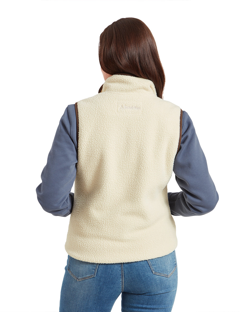 Schoffel Lyndon Retro Fleece Gilet - Ecru
