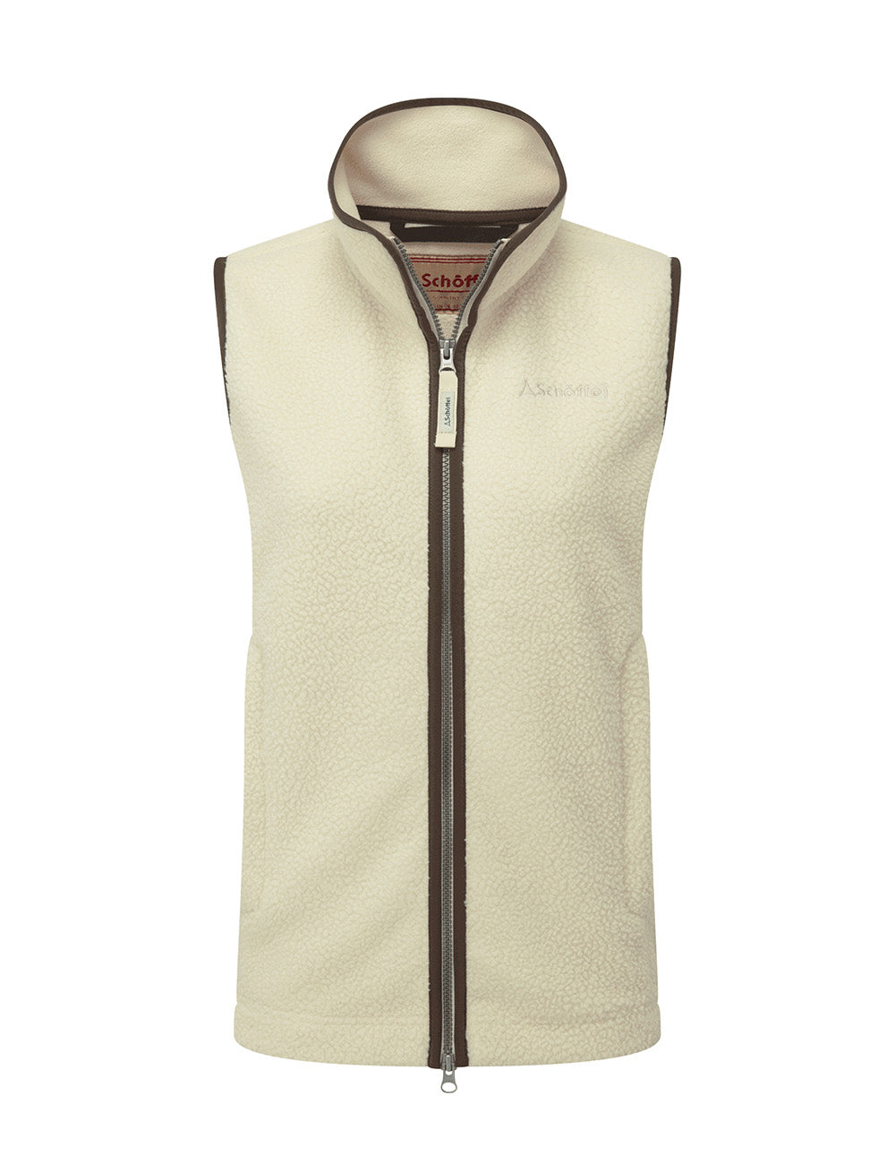 Schoffel Lyndon Retro Fleece Gilet - Ecru
