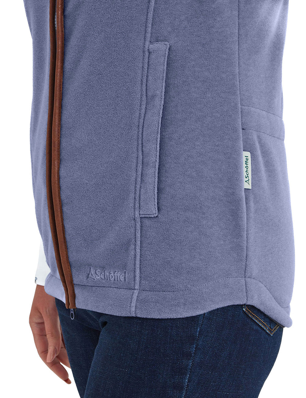 Schoffel Lyndon Fleece Gilet - Stone Blue