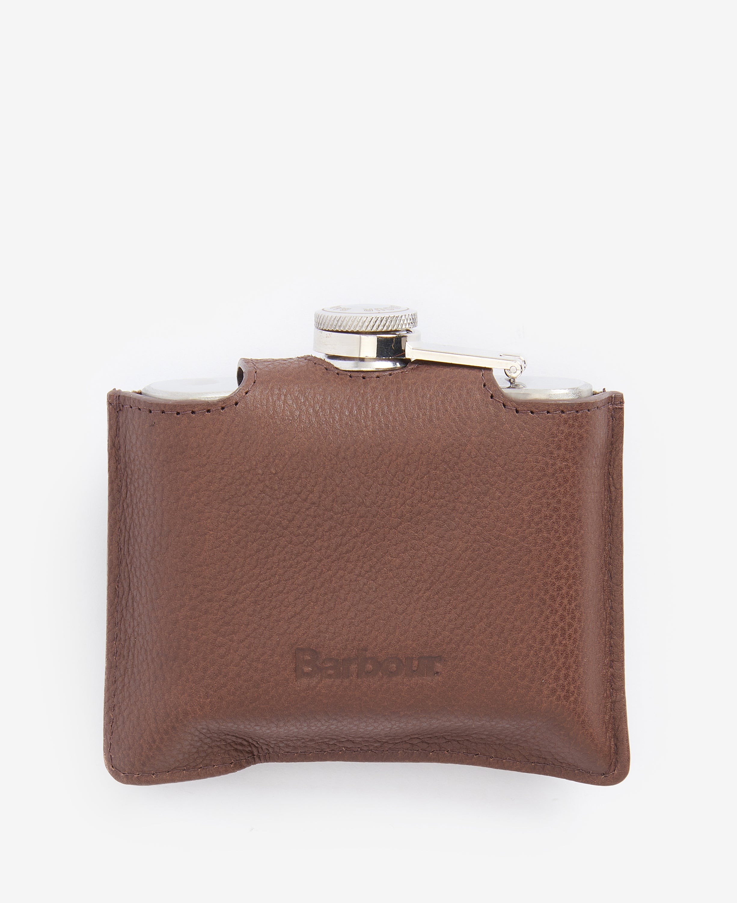 Barbour Quilted Padbury Hip Flask Olive