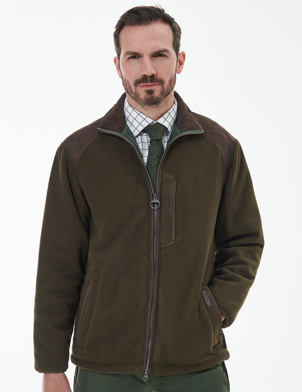 Barbour Active Fleece Jacket - Olive