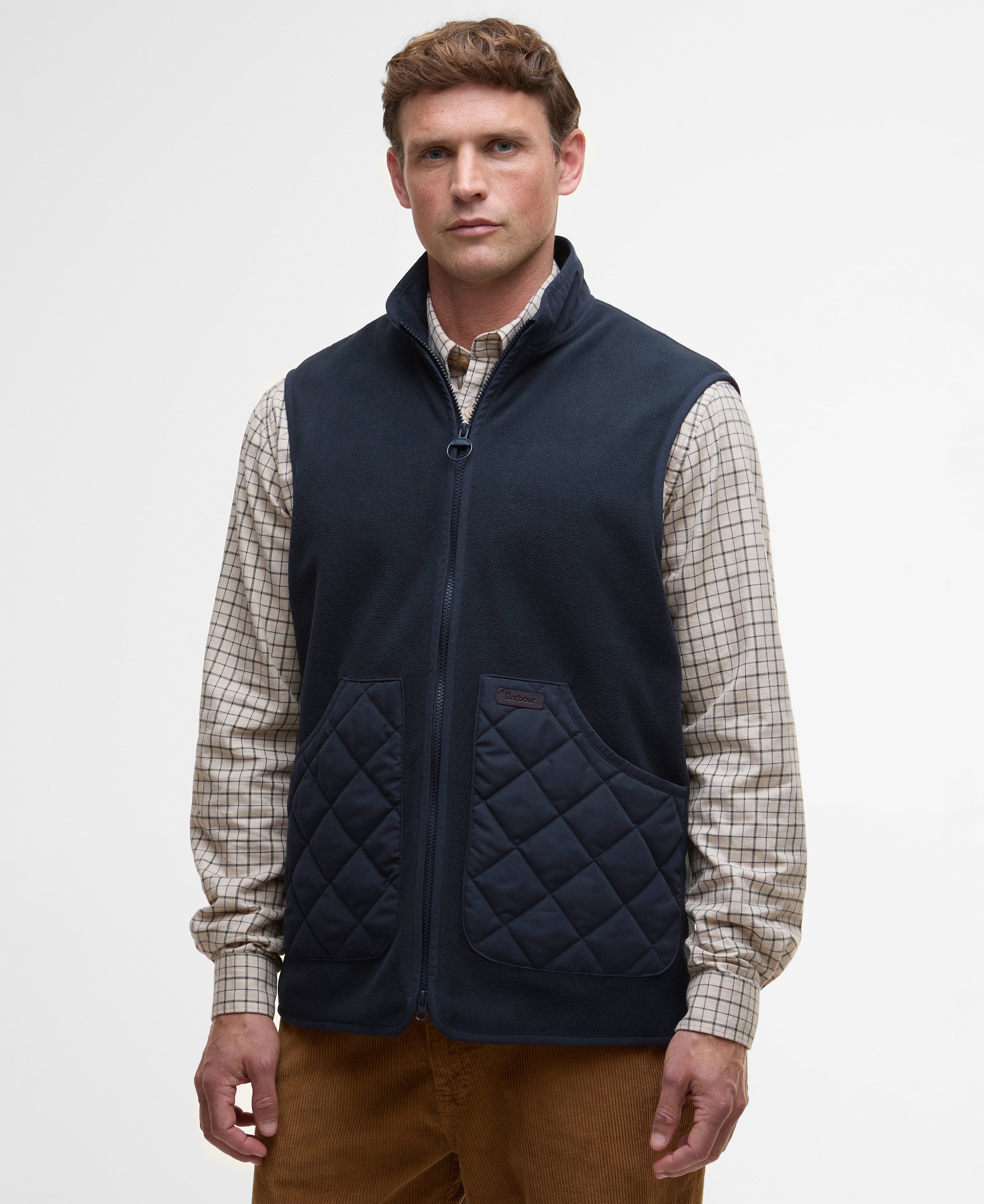 Barbour Lowich Fleece Gilet Navy