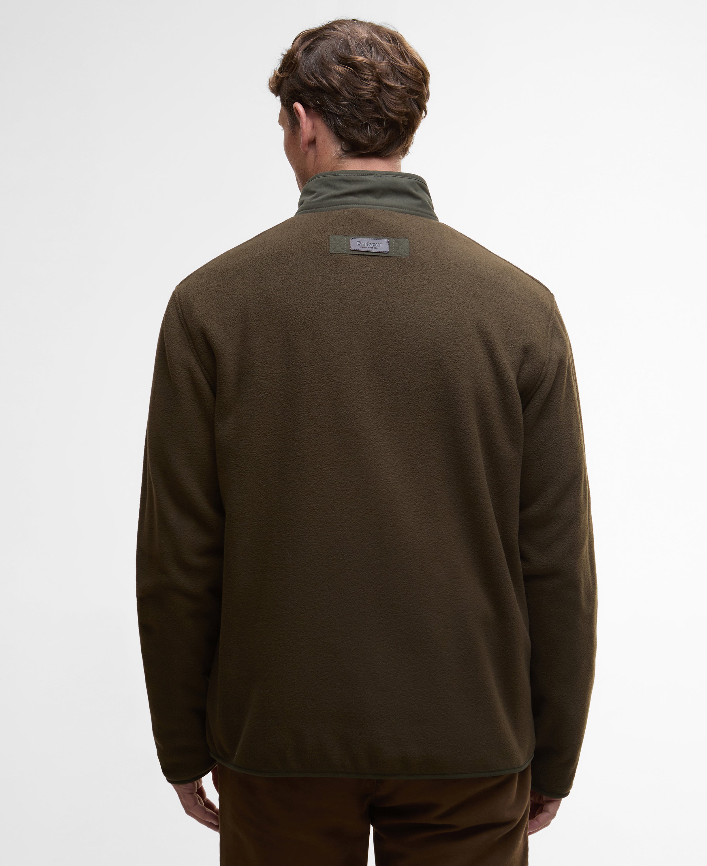 Barbour Lowich Fleece Jacket Olive