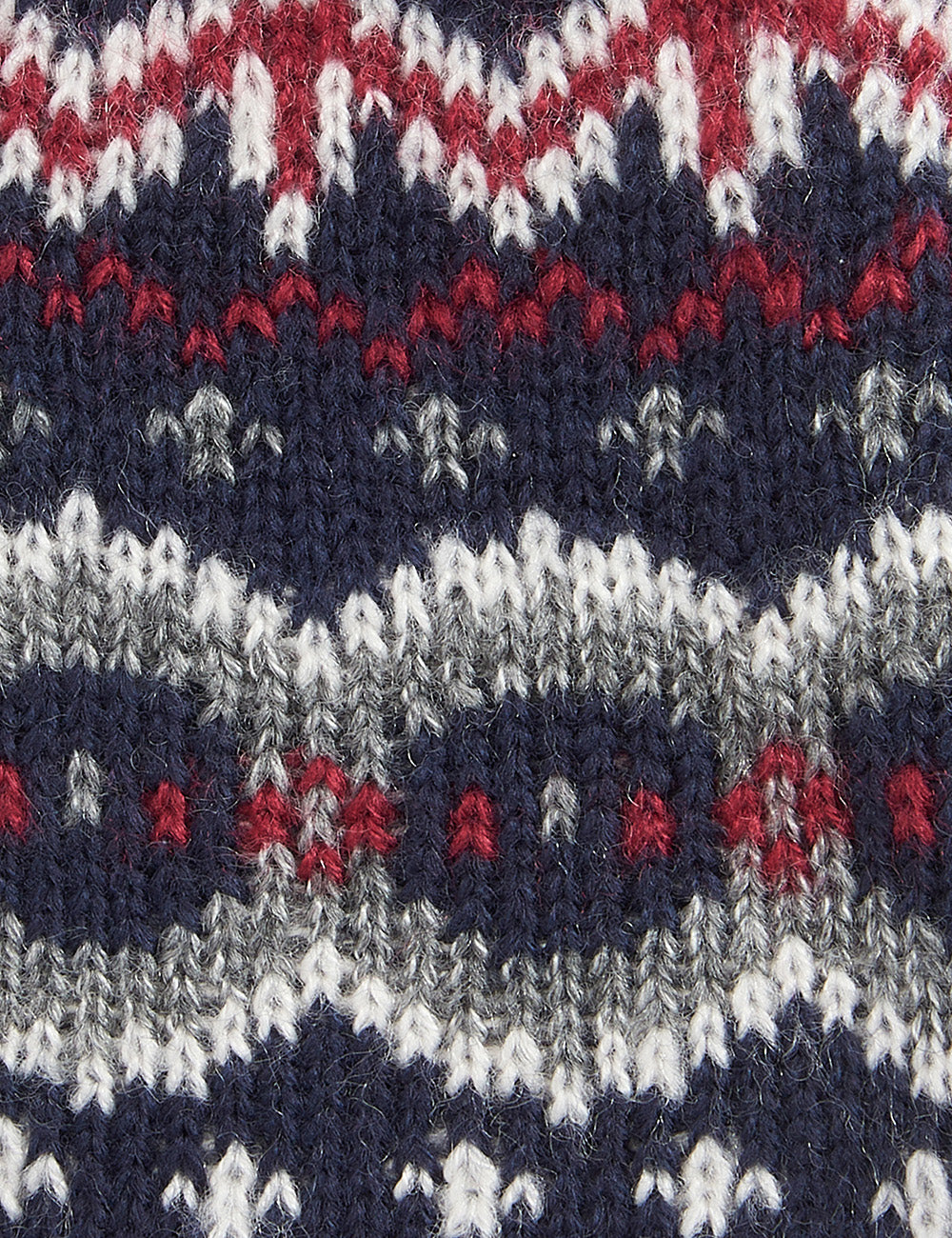 Barbour Case Fairisle Glove - Blue Granite