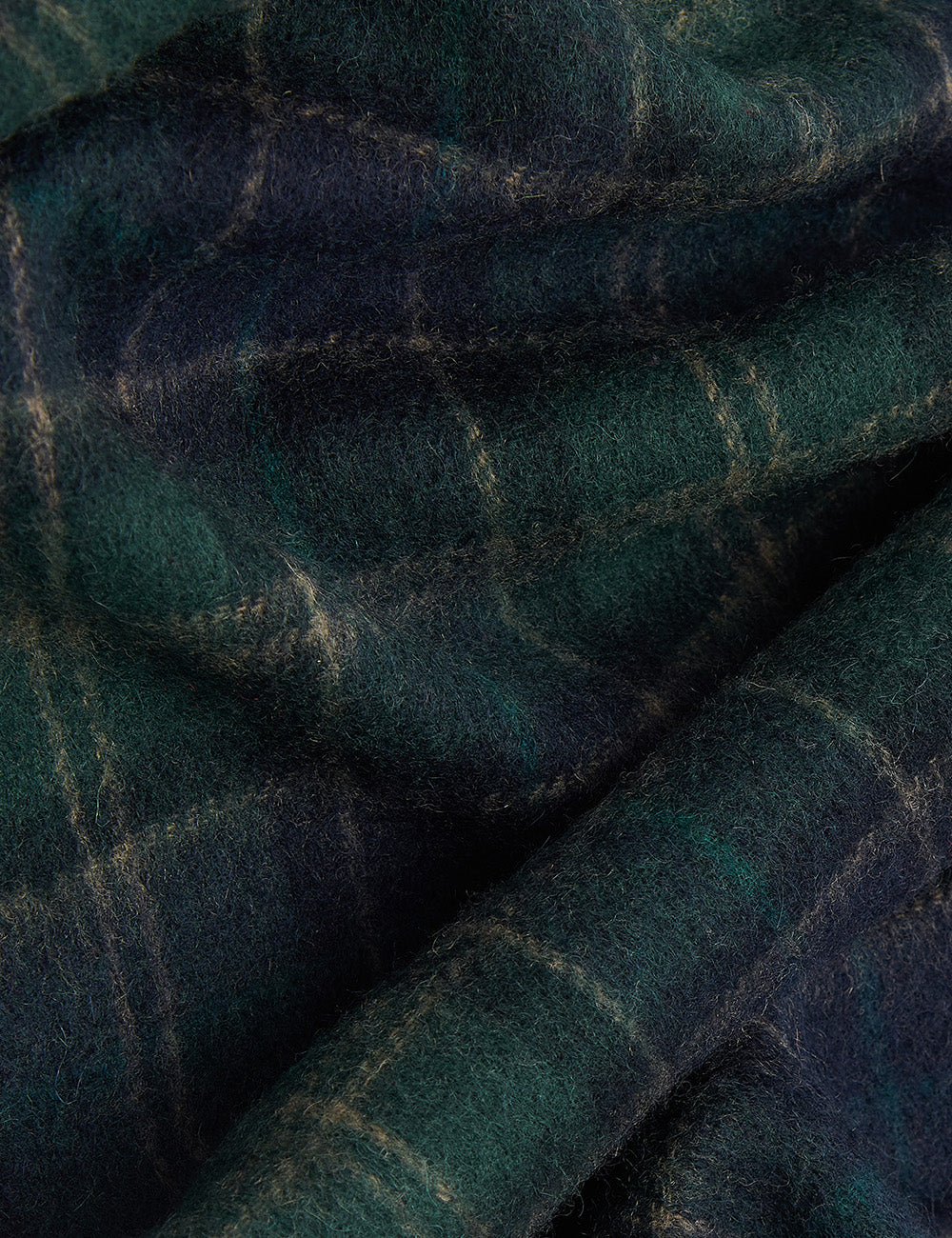 Barbour Tartan Scarf & Glove Set - Green loch Tartan