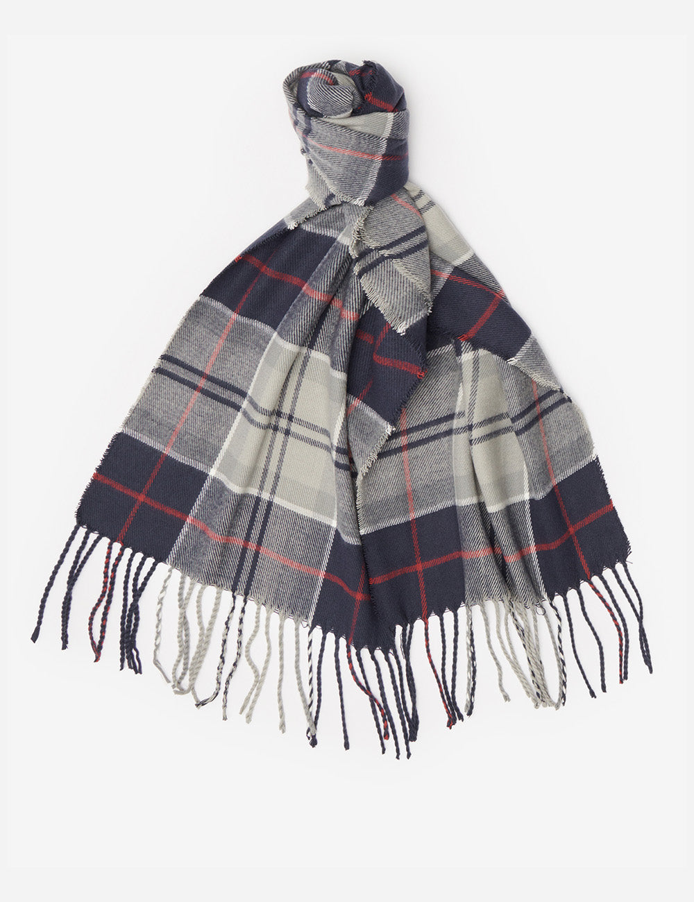 Barbour Swinton Beanie & Galingale Scarf Set - Blue Granite