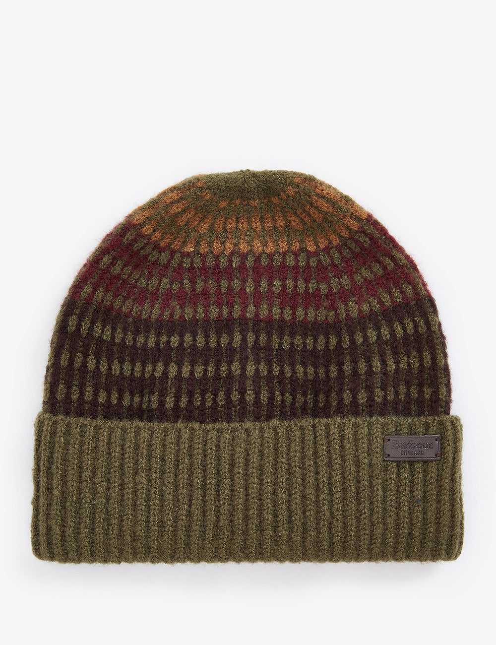 Barbour Branton Beanie & Scarf Set - Army Green