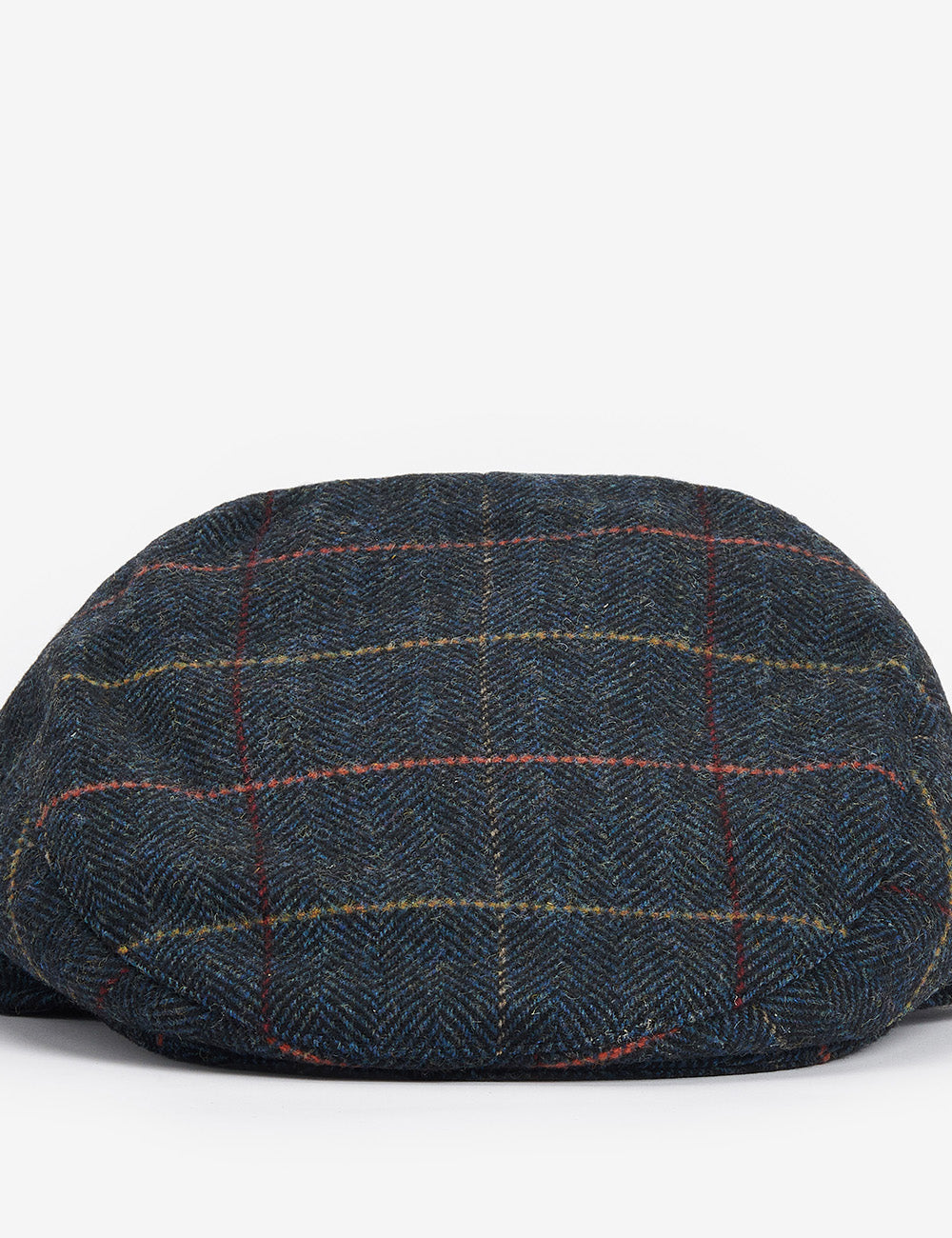 Barbour Wilkin Flat Cap - Navy Herringbone