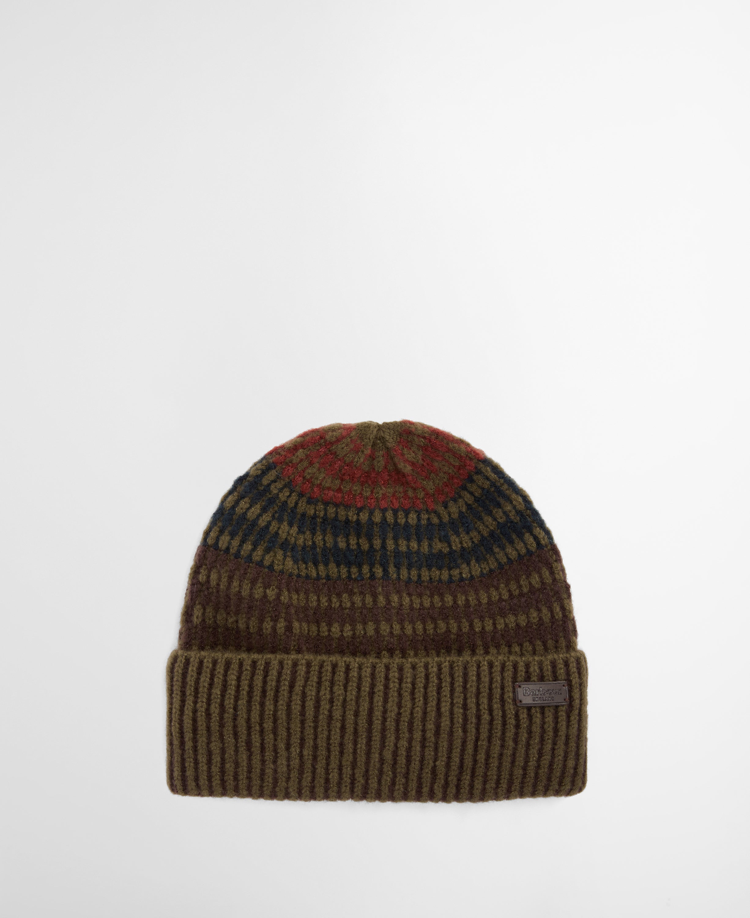 Barbour Harray Beanie Hat Brick