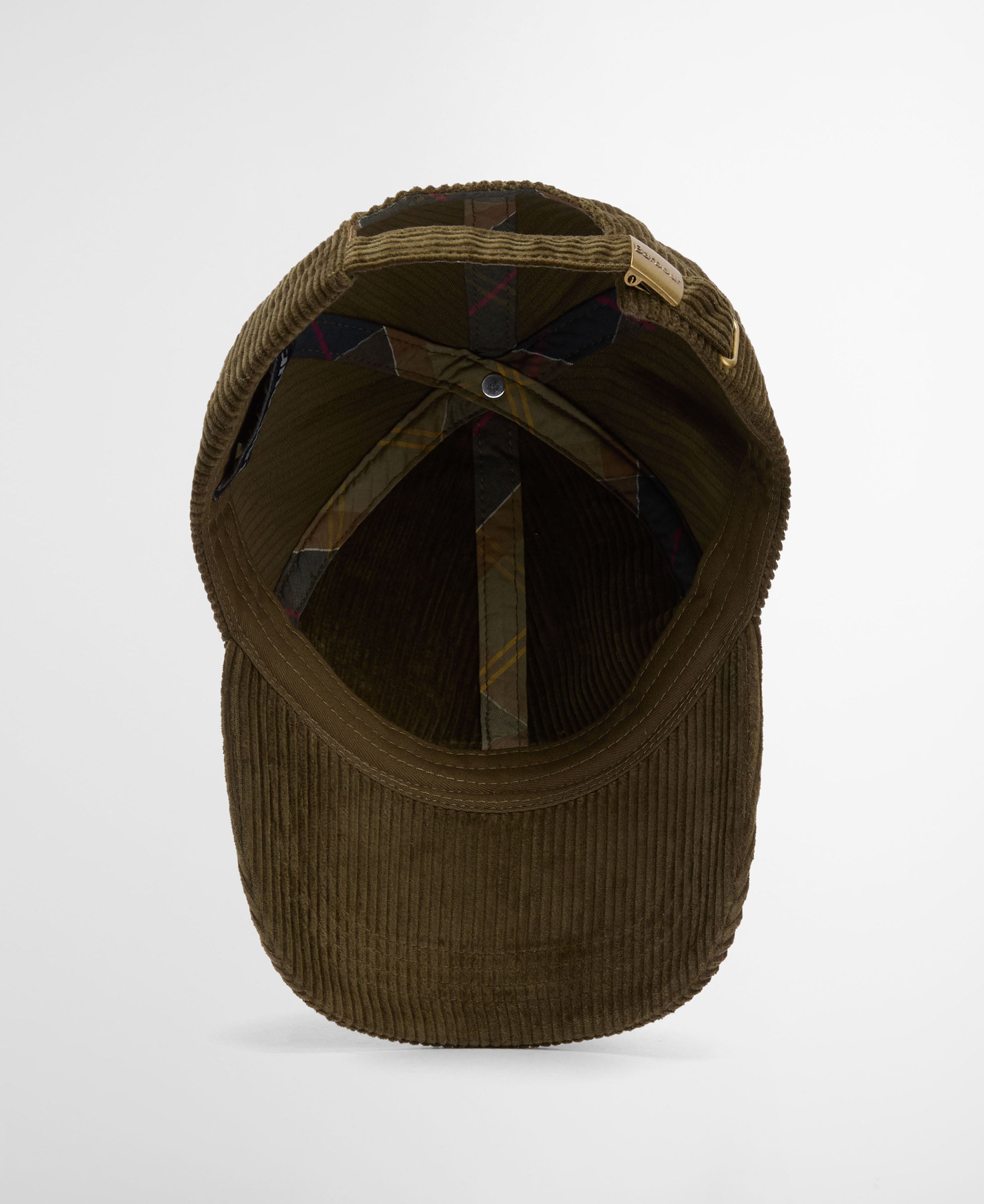 Barbour Preston Cord Cap Olive