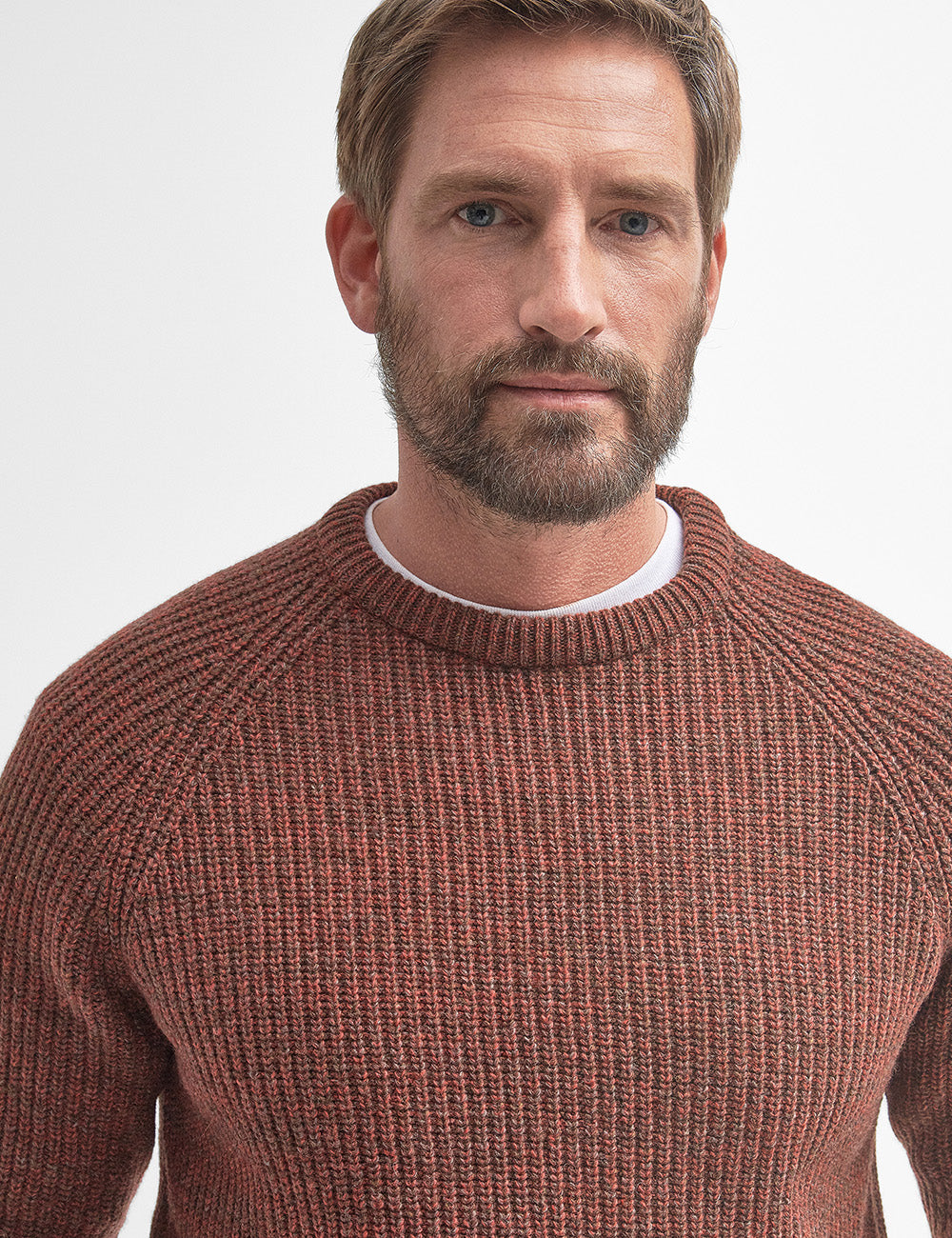 Barbour Horseford Crew Neck Jumper - Cinnamon